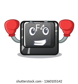 Boxing f4 button installed on cartoon keyboard