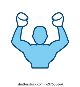 Boxing figther trainning