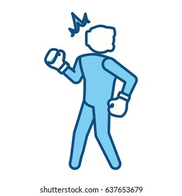 Boxing figther trainning