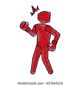 Boxing figther trainning