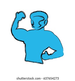 Boxing figther trainning