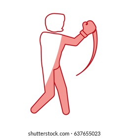 Boxing figther trainning