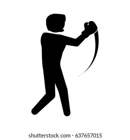 Boxing figther trainning