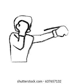 Boxing figther trainning