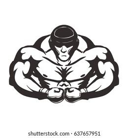 Boxing figther trainning