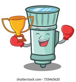 Boxing flashlight cartoon character style