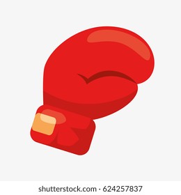 Boxing Glove Cartoon Icon Stock Vector (Royalty Free) 624257837 ...