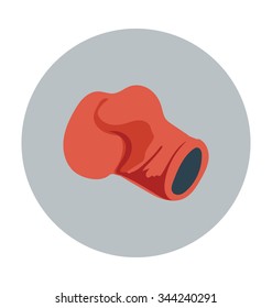 
Boxing Glove Colored Vector Icon
