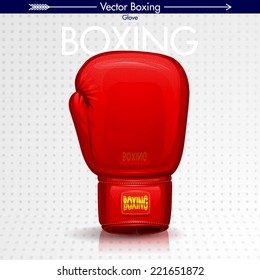 Boxing Glove, Detailed Illustration