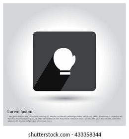 Boxing glove icon 