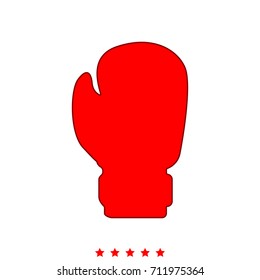 Boxing glove icon .