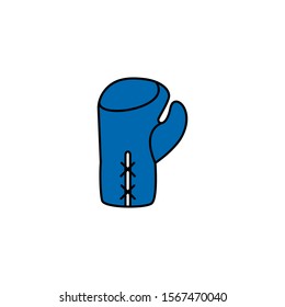 boxing glove icon design template