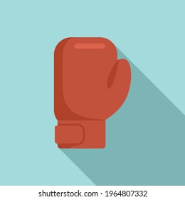 Boxing glove icon. Flat illustration of Boxing glove vector icon for web design