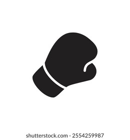 Boxing glove icon Flat line illustration