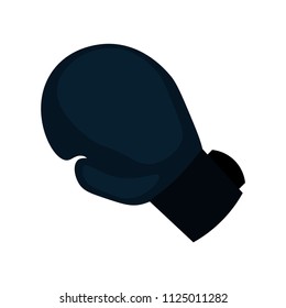 Boxing glove icon illustration isolated vector sign symbol blue