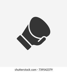 Boxing Glove Icon Illustration Isolated Vector Sign Symbol