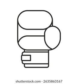 Boxing glove icon isolated. boxing accessory sign. Boxer uniform symbol