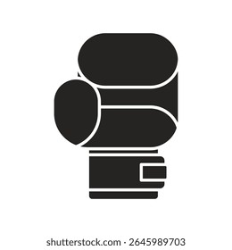 Boxing glove icon isolated. boxing accessory sign. Boxer uniform symbol