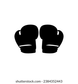 Boxing Glove Icon on White Background - Simple Vector Illustration