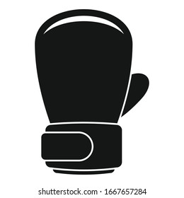 Boxing glove icon. Simple illustration of boxing glove vector icon for web design isolated on white background