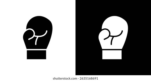 Boxing glove icon symbols. Vector illustration.