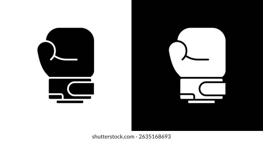 Boxing glove icon symbols. Vector illustration.