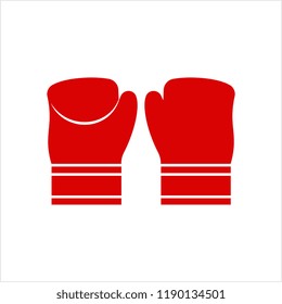 Boxing Glove Icon Vector Art Illustration