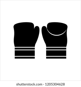Boxing Glove Icon Vector Art Illustration