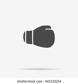 Boxing glove icon. Vector concept illustration for design.