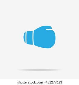 Boxing glove icon. Vector concept illustration for design.