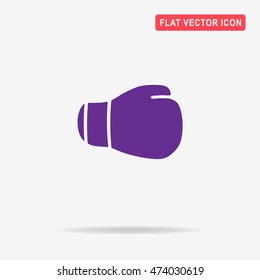 Boxing glove icon. Vector concept illustration for design.