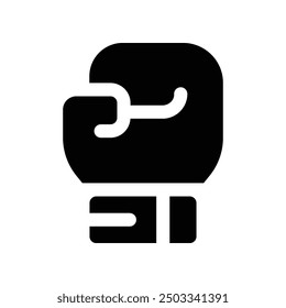 boxing glove icon. vector glyph icon for your website, mobile, presentation, and logo design.