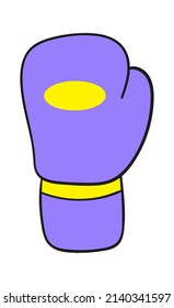 Boxhandschuhsymbol. Vektorgrafik