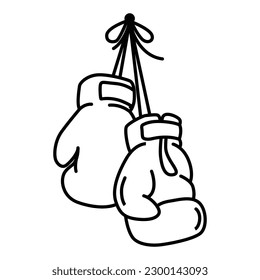 Boxing glove icon vector on trendy design