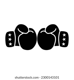 Boxing glove icon vector on trendy design