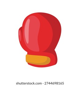 Boxing glove icon, boxing glove vector, red boxing glove sports equipment vector illustration, boxing gloves clip art