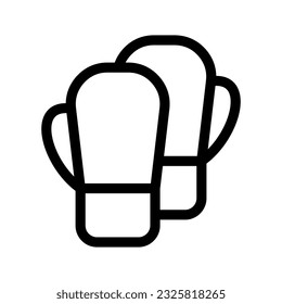 Boxing Glove Icon Vector Symbol Design Illustration