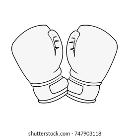 Boxing glove isolated