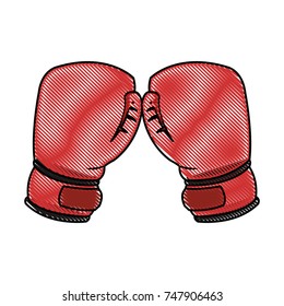 Boxing glove isolated