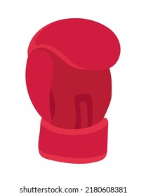 boxing glove on white background