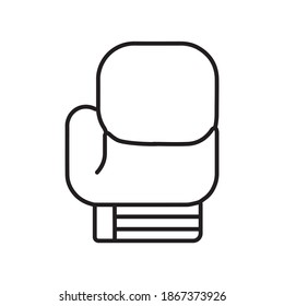 Boxing Glove Punching Sports line icon