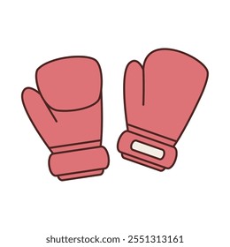 boxing glove sport equipment icon isolated