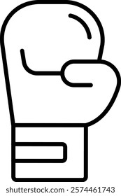 Boxing Glove vector icon. Can be used for printing, mobile and web applications.