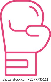 Boxing Glove vector icon. Can be used for printing, mobile and web applications.