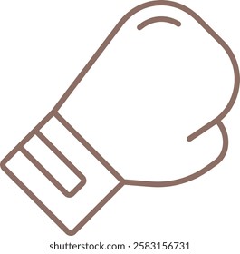 Boxing Glove vector icon. Can be used for printing, mobile and web applications.