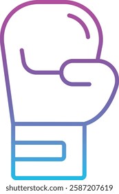 Boxing Glove vector icon. Can be used for printing, mobile and web applications.