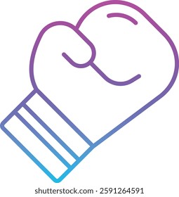 Boxing Glove vector icon. Can be used for printing, mobile and web applications.