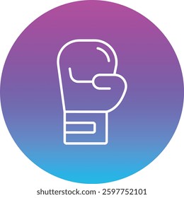 Boxing Glove vector icon. Can be used for printing, mobile and web applications.