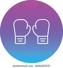 Boxing Glove vector icon. Can be used for printing, mobile and web applications.