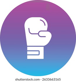 Boxing Glove vector icon. Can be used for printing, mobile and web applications.